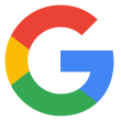 Das Google G-Logo in Rot, Gelb, Grün und Blau.