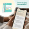 Infografik. Ein Smartphone zeigt einen Informationstext über die Physiologie des Unwohlseins mit Erklärungen zu Blähungen, Meteorismus und Flatulenz. Passend dazu ist das Produkt Novacalm abgebildet. Die Packung enthält 30 Beutel Pulver mit Vanillegeschmack zur Linderung gasbedingter Magen-Darm-Beschwerden sowie zur Normalisierung der Darmtätigkeit.