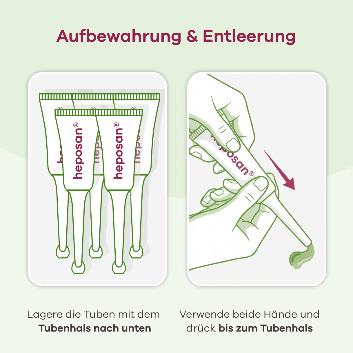 aufbewahrung corona test heposan®